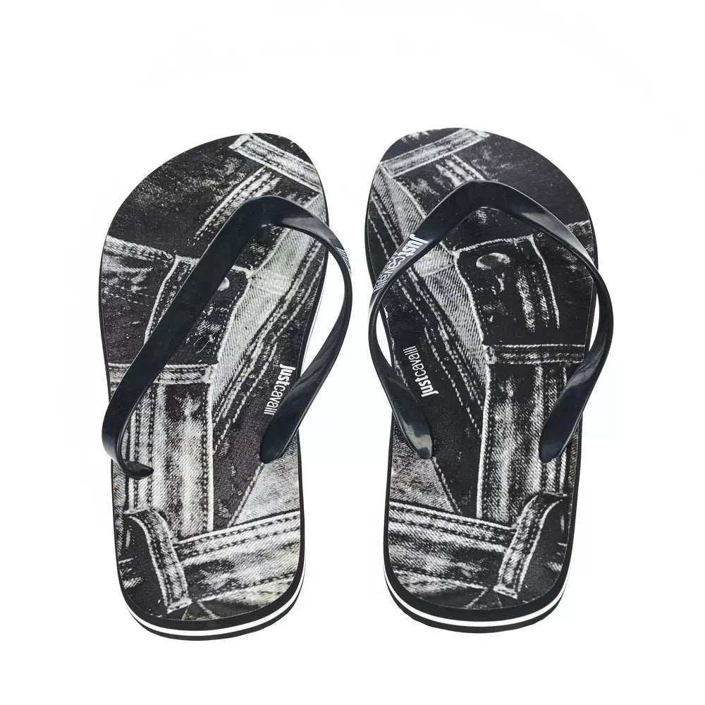 Just Cavalli Black EVA Men's Sandal - Zeiniez