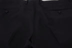 Dolce & Gabbana Black Dress Wool Silk Trouser Pants - Zeiniez