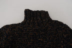 Dolce & Gabbana Brown Fatto A Mano Turtleneck Pullover Sweater - Zeiniez
