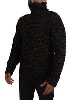 Dolce & Gabbana Brown Fatto A Mano Turtleneck Pullover Sweater - Zeiniez