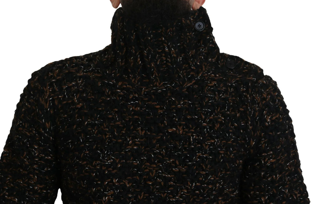 Dolce & Gabbana Brown Fatto A Mano Turtleneck Pullover Sweater - Zeiniez