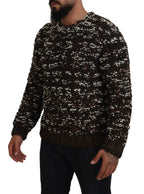 Dolce & Gabbana Brown Knitted Wool Fatto A Mano Sweater - Zeiniez