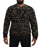 Dolce & Gabbana Brown Knitted Wool Fatto A Mano Sweater - Zeiniez