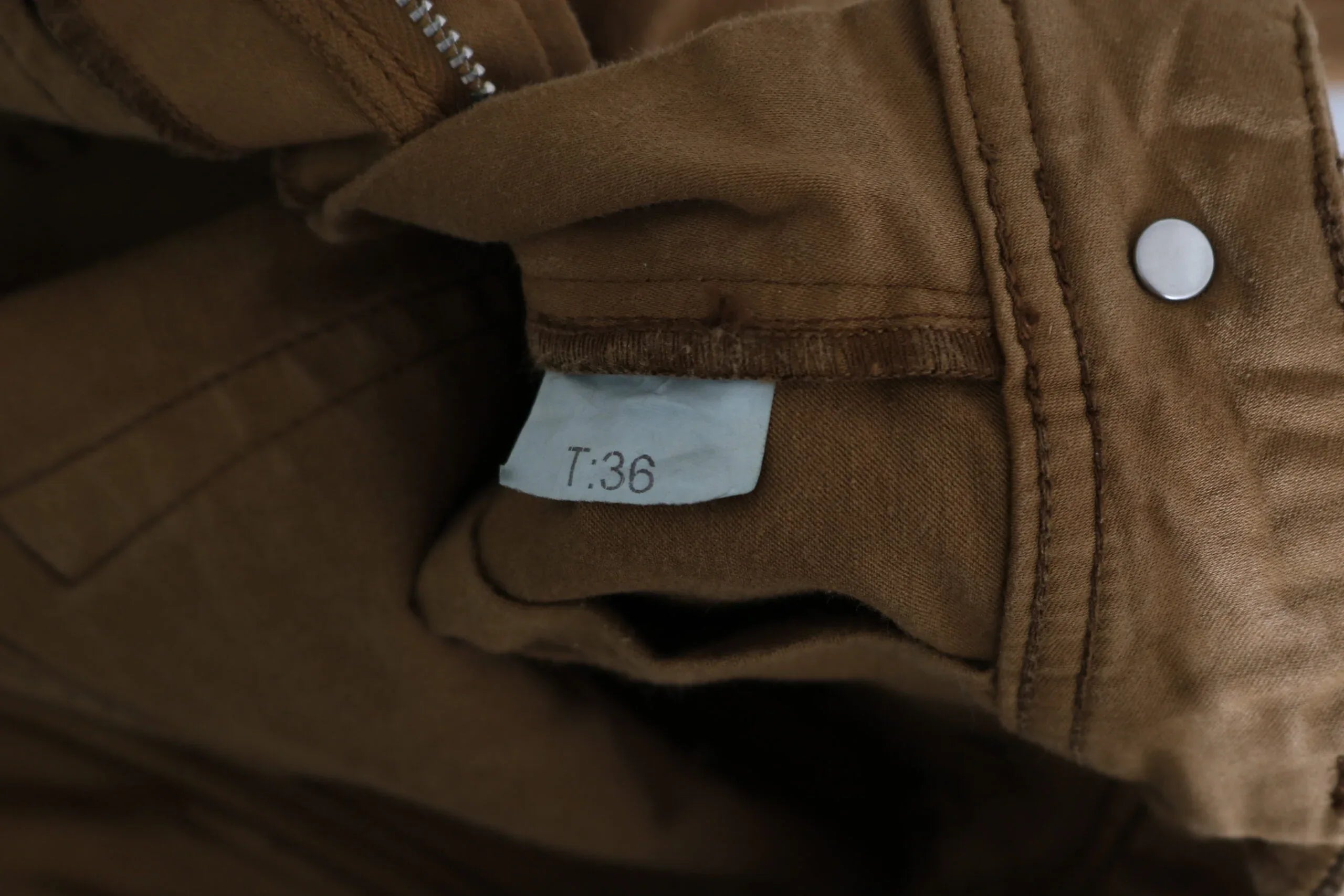 PLEIN SUD Brown Cotton Mid Waist Skinny Slim Fit Denim Jeans - Zeiniez