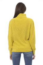 Baldinini Trend Yellow Wool Women Sweater - Zeiniez