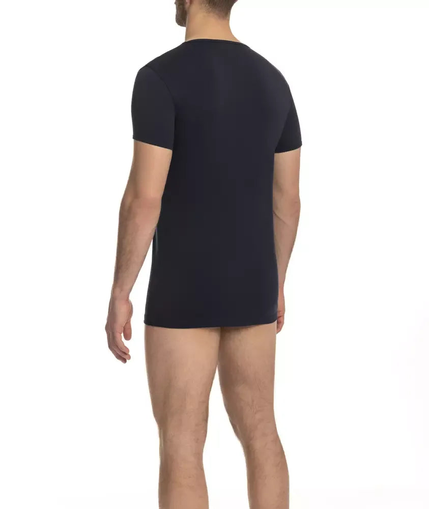 Cavalli Class "Blue Cotton Men T-Shirt" - Zeiniez