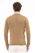 Baldinini Trend Beige Modal Men Sweater - Zeiniez