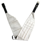 Dolce & Gabbana White Men Wide Waist Silk Belt Cummerbund - Zeiniez