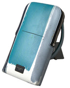 Dolce & Gabbana Blue Leather Purse Crossbody Sling Phone Bag Unisex