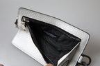 Dolce & Gabbana White Leather Lanyard Logo Card Holder Men Wallet - Zeiniez