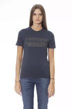 Baldinini Trend Blue Cotton Women T-Shirt - Zeiniez