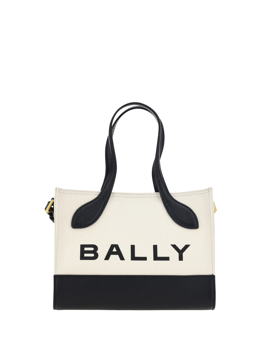 Bally White and Black Leather Mini Handbag - Zeiniez