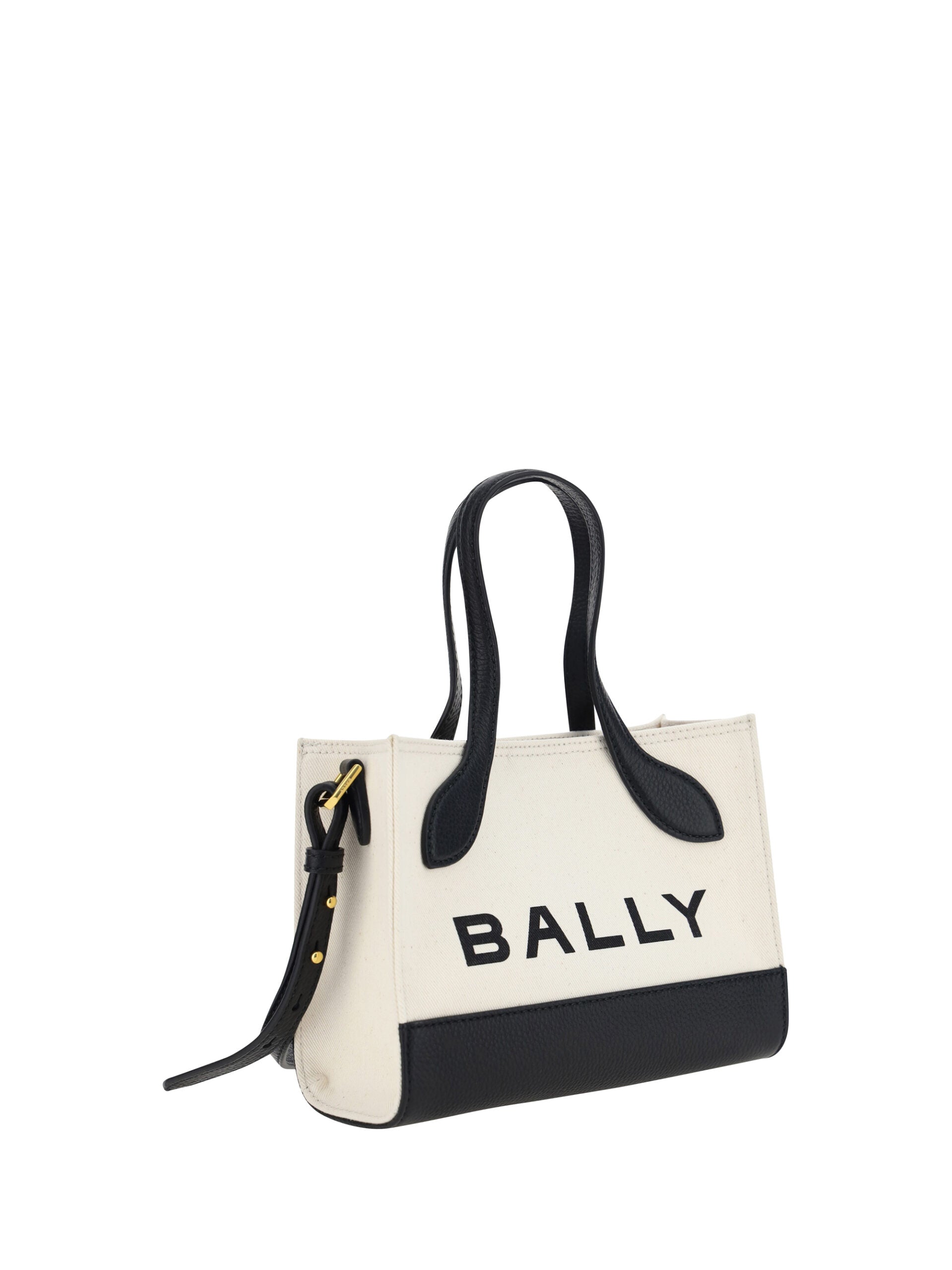 Bally White and Black Leather Mini Handbag - Zeiniez