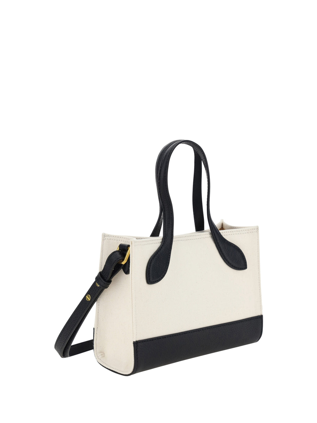 Bally White and Black Leather Mini Handbag - Zeiniez