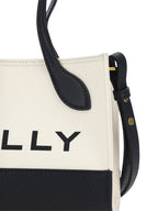 Bally White and Black Leather Mini Handbag - Zeiniez