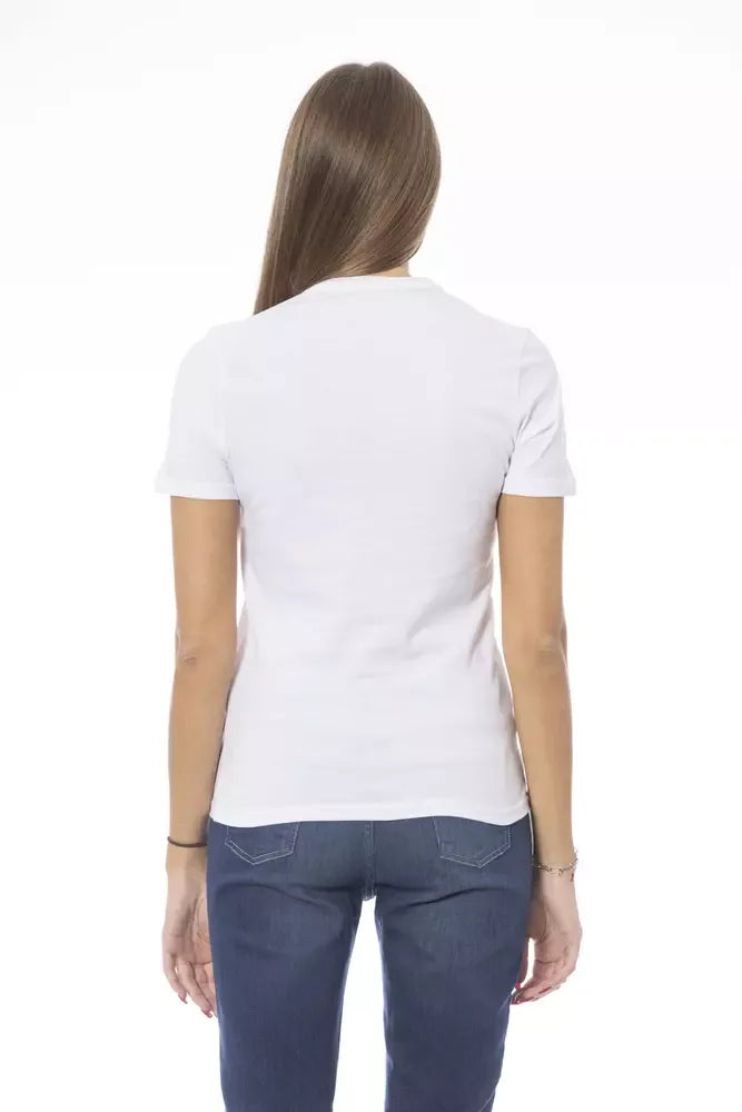 Baldinini Trend White Cotton Women T-Shirt - Zeiniez