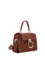 Chloé Brown Calf Leather Tess Handbag - Zeiniez