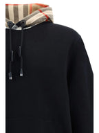 Burberry Black Cotton Samuel Hoodie Sweatshirt - Zeiniez
