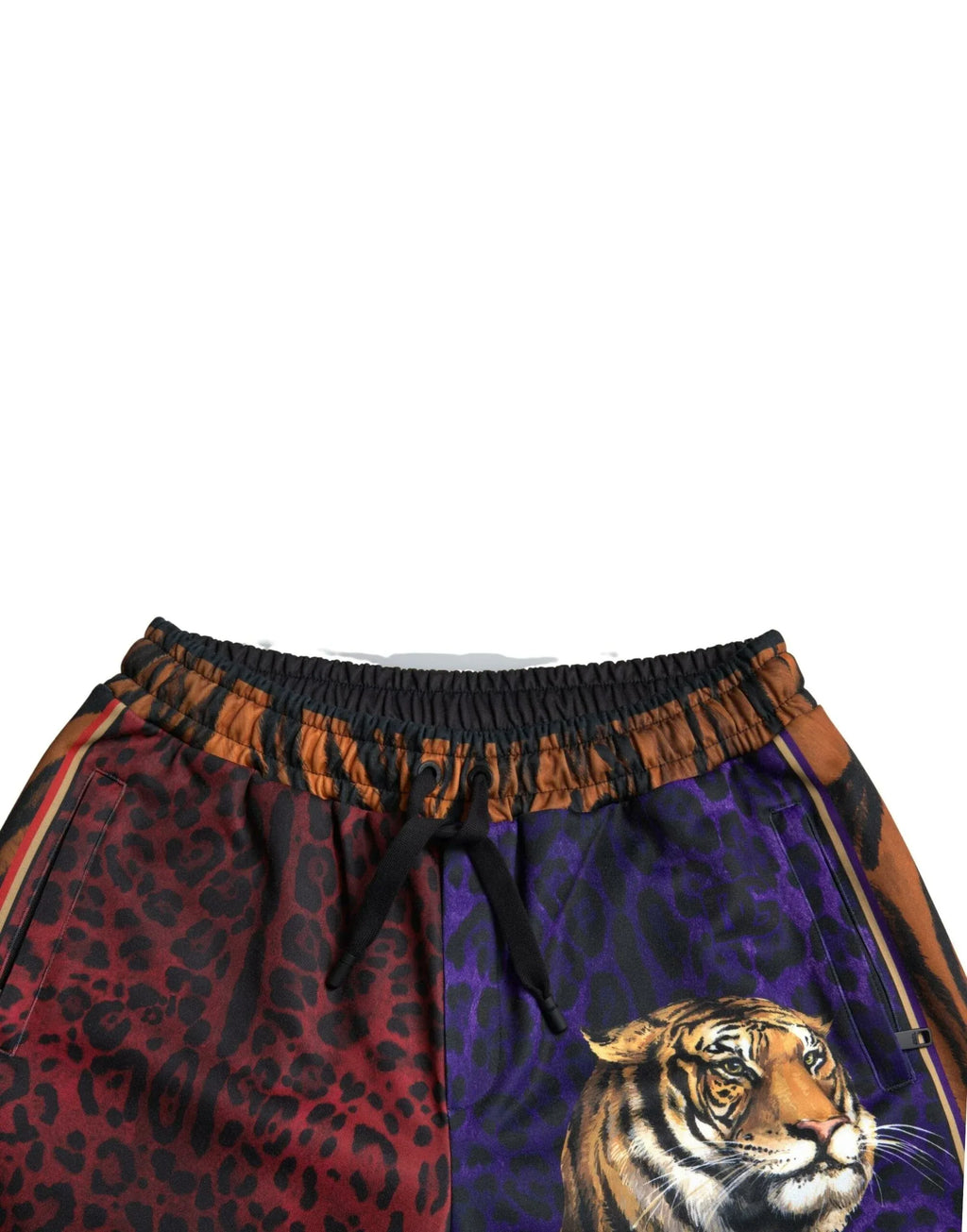 Dolce & Gabbana Multicolor Tiger Print Men Bermuda Shorts - Zeiniez