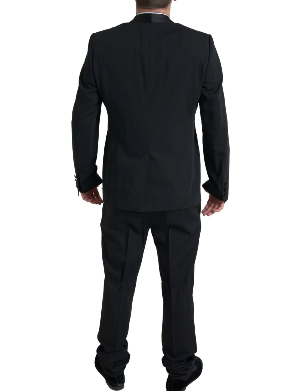 Dolce & Gabbana Black 2 Piece Single Breasted MARTINI Suit - Zeiniez