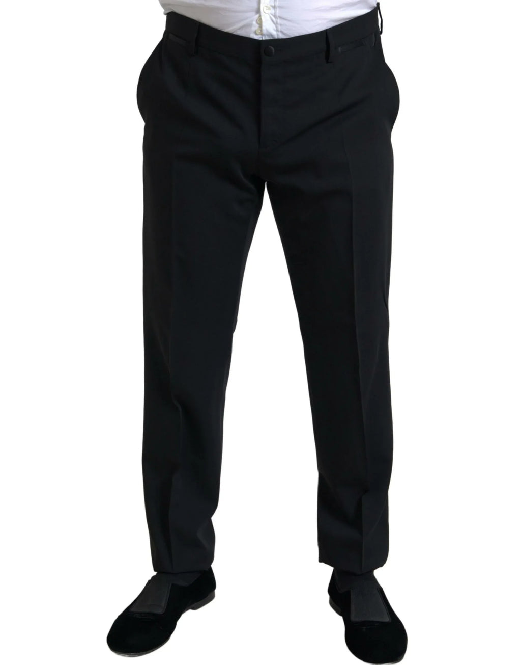 Dolce & Gabbana Black 2 Piece Single Breasted MARTINI Suit - Zeiniez