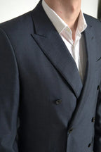 Dolce & Gabbana Blue 2 Piece Double Breasted MARTINI Suit - Zeiniez