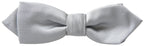 Dolce & Gabbana Gray Silk Adjustable Men Neck Papillon Bow Tie - Zeiniez