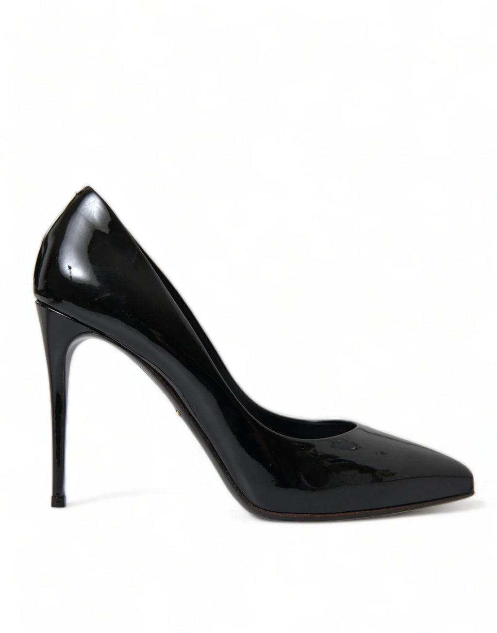 Dolce & Gabbana Black Patent Leather Pumps Heels Shoes - Zeiniez