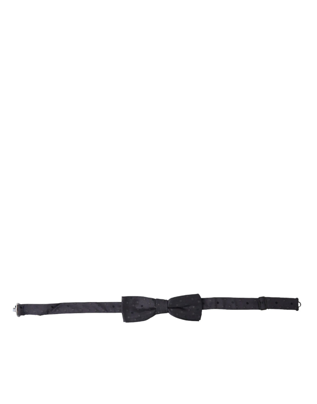 Dolce & Gabbana Blue Polka Dot Silk Adjustable Neck Men Papillon Bow Tie - Zeiniez