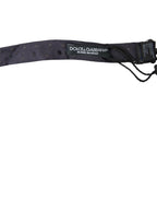 Dolce & Gabbana Blue Polka Dot Silk Adjustable Neck Men Papillon Bow Tie - Zeiniez