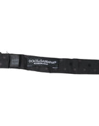 Dolce & Gabbana Gray Polka Dot Silk Adjustable Neck Men Papillon Bow Tie - Zeiniez
