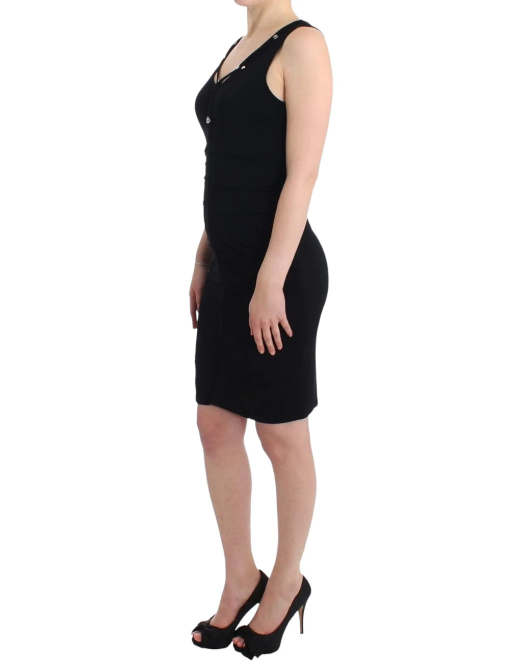 Roccobarocco Black pencil sheath dress - Zeiniez