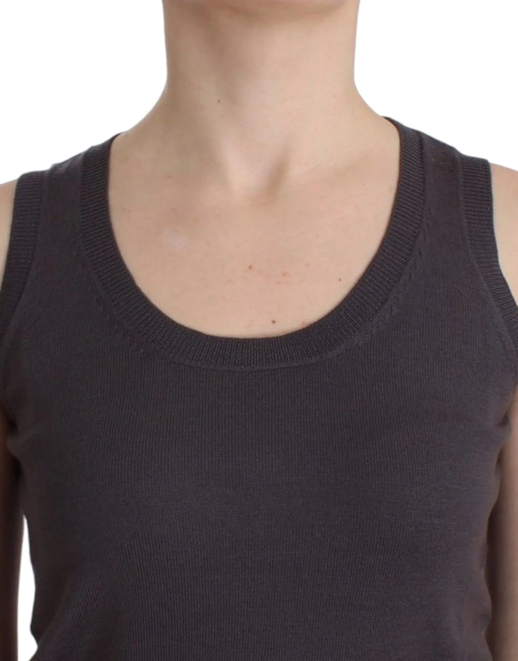 John Galliano Brown knit tank top - Zeiniez