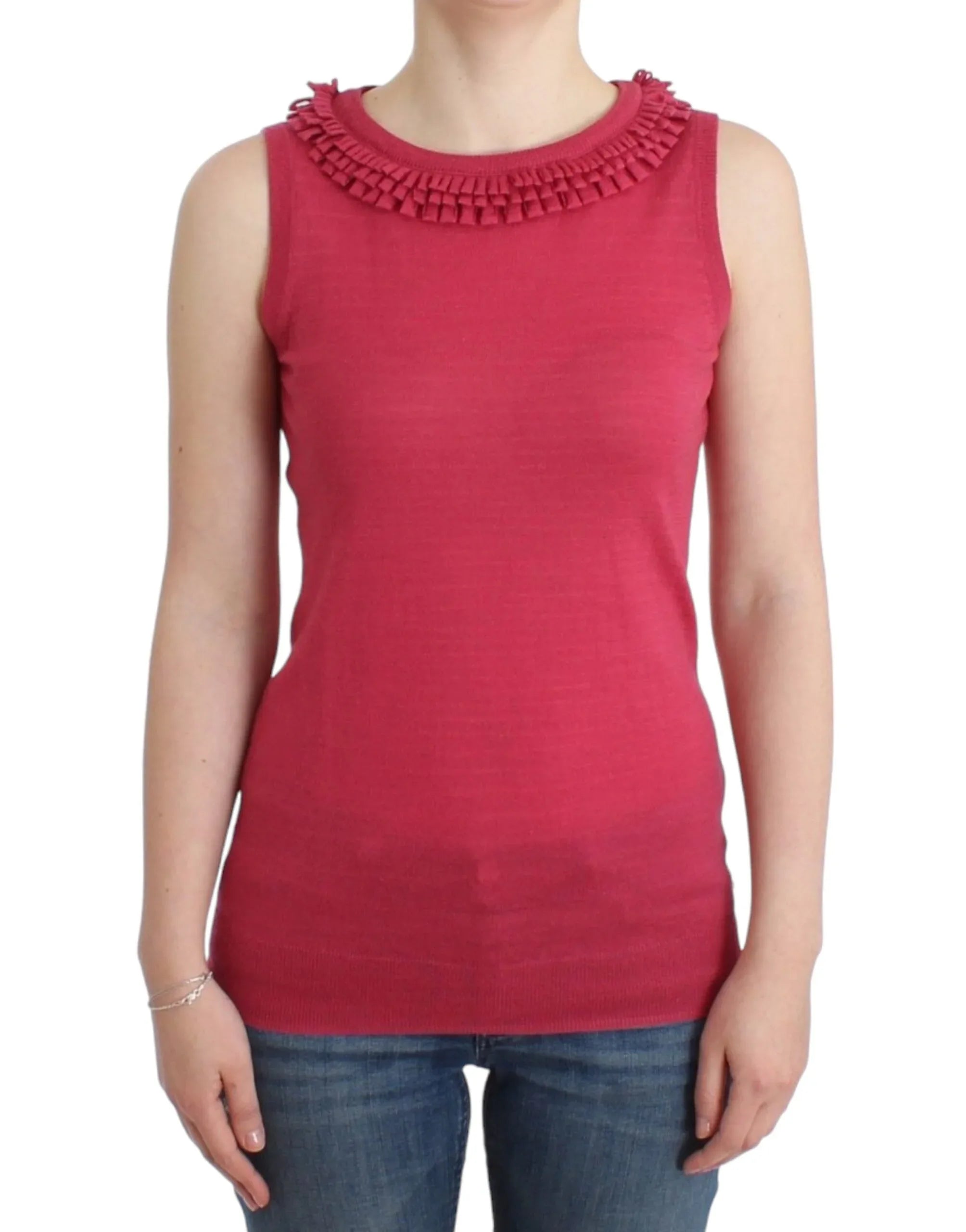 John Galliano Pink wool knit top - Zeiniez