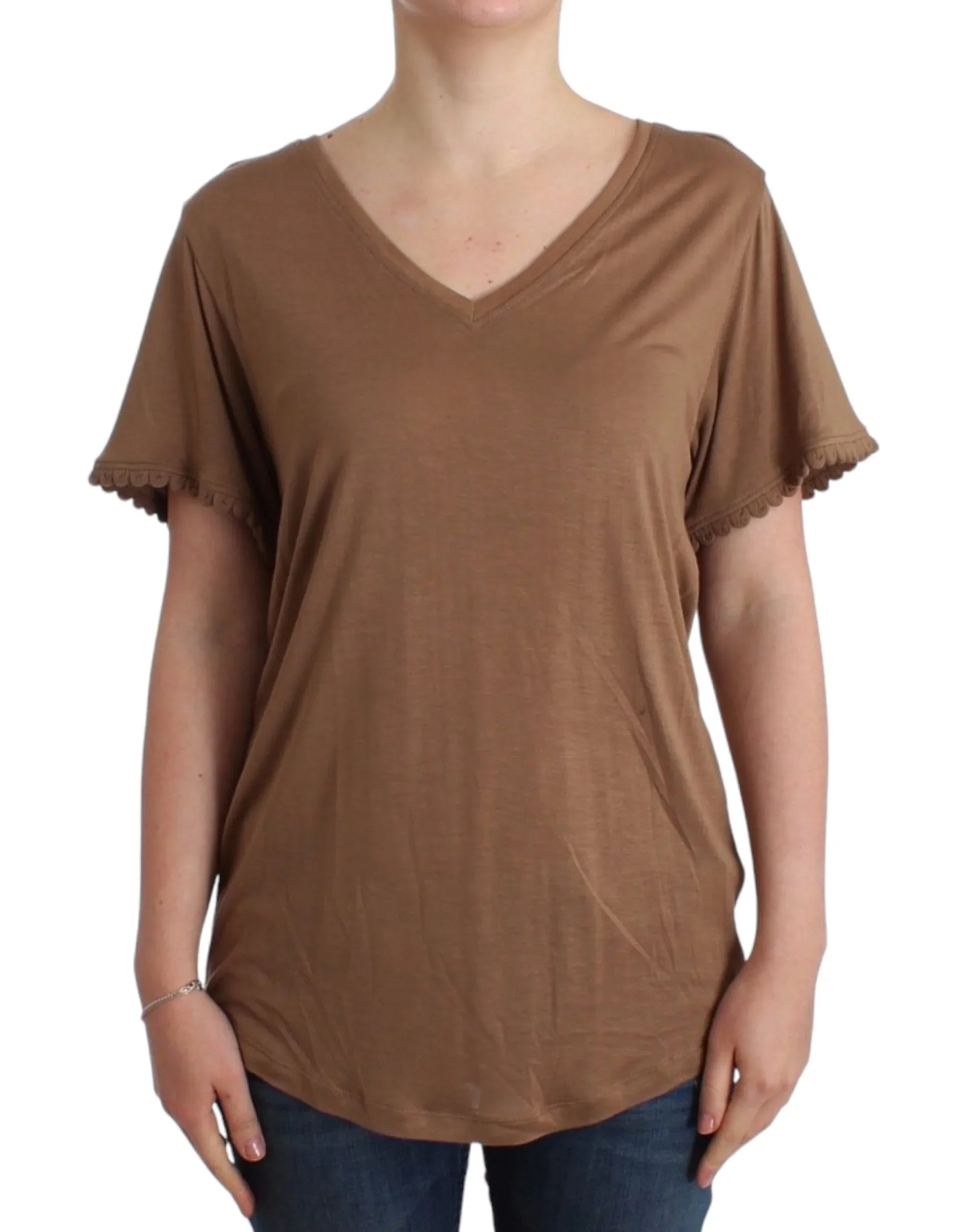 John Galliano Brown shortsleeved top - Zeiniez