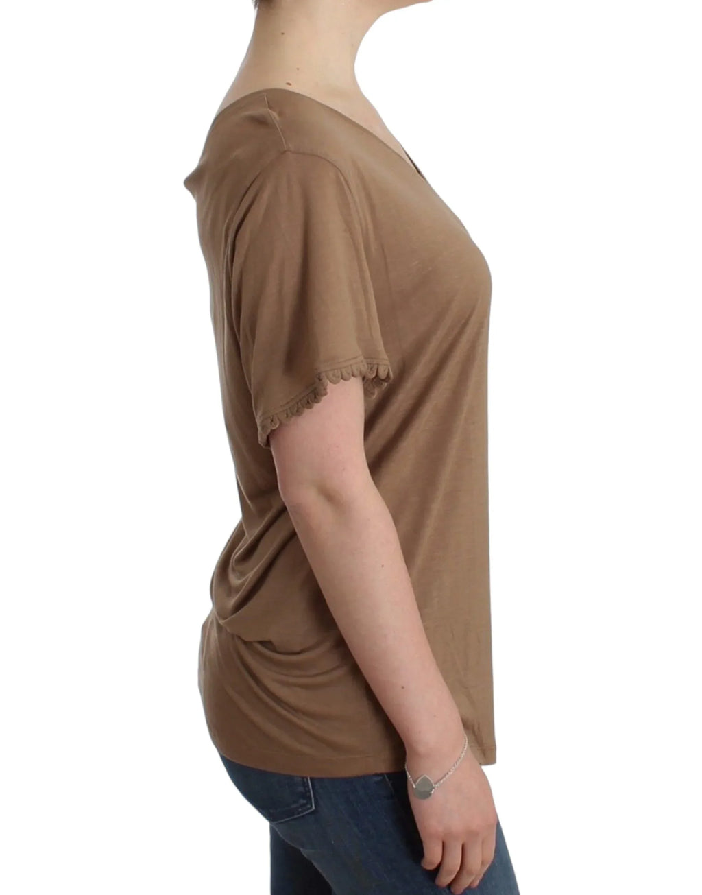 John Galliano Brown shortsleeved top - Zeiniez
