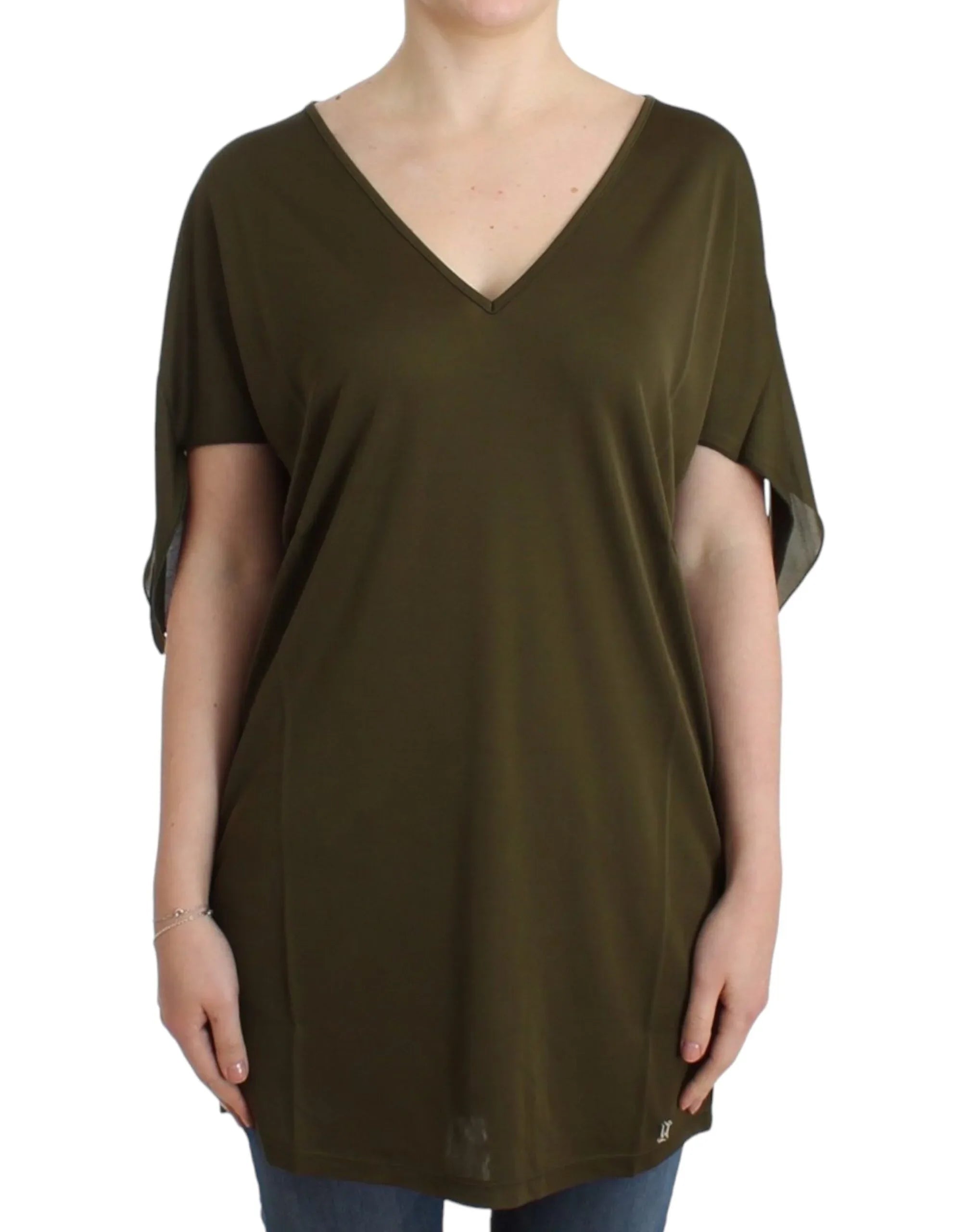 John Galliano Green shortsleeved blouse top - Zeiniez