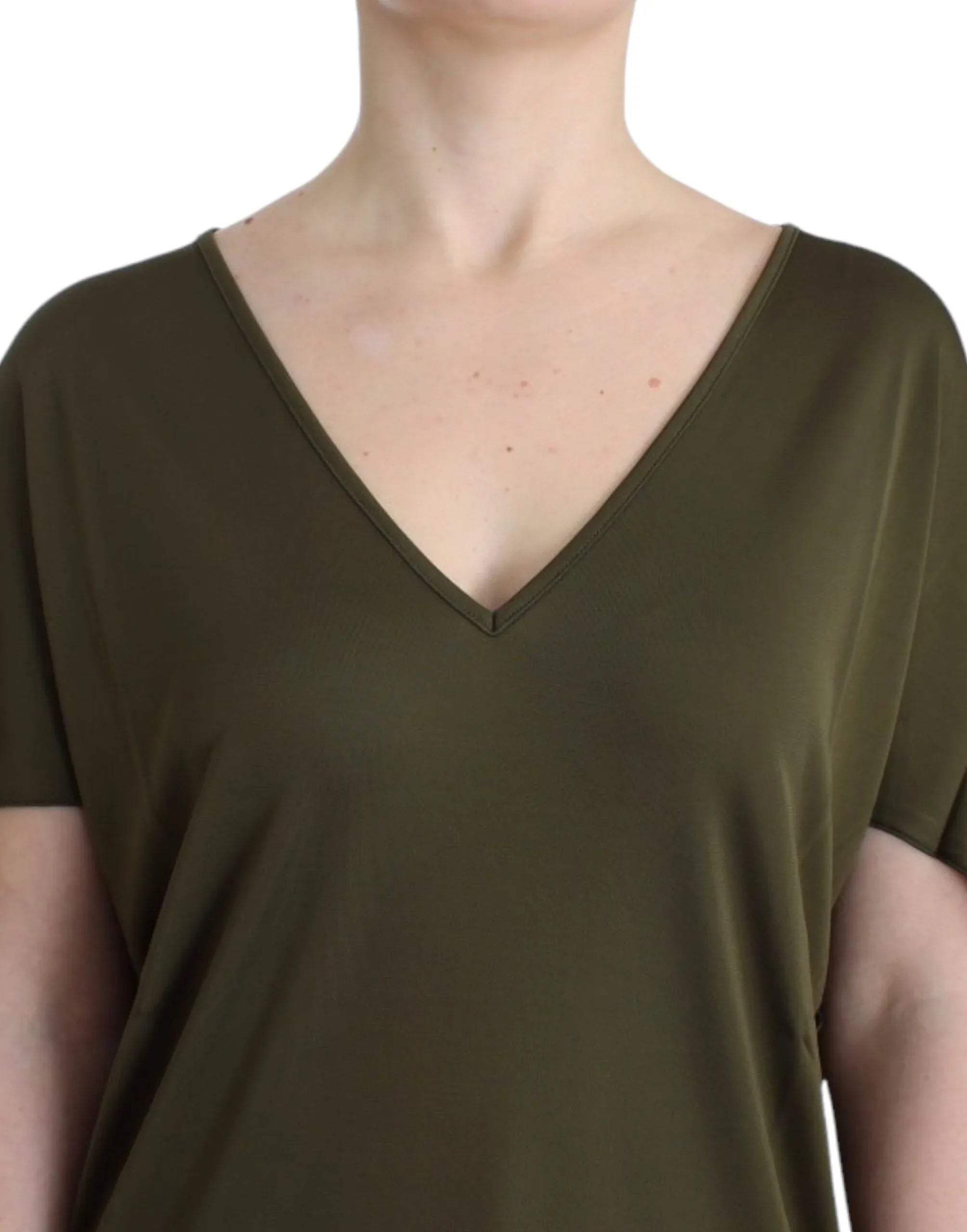 John Galliano Green shortsleeved blouse top - Zeiniez