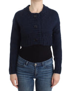 John Galliano Blue cropped cardigan - Zeiniez