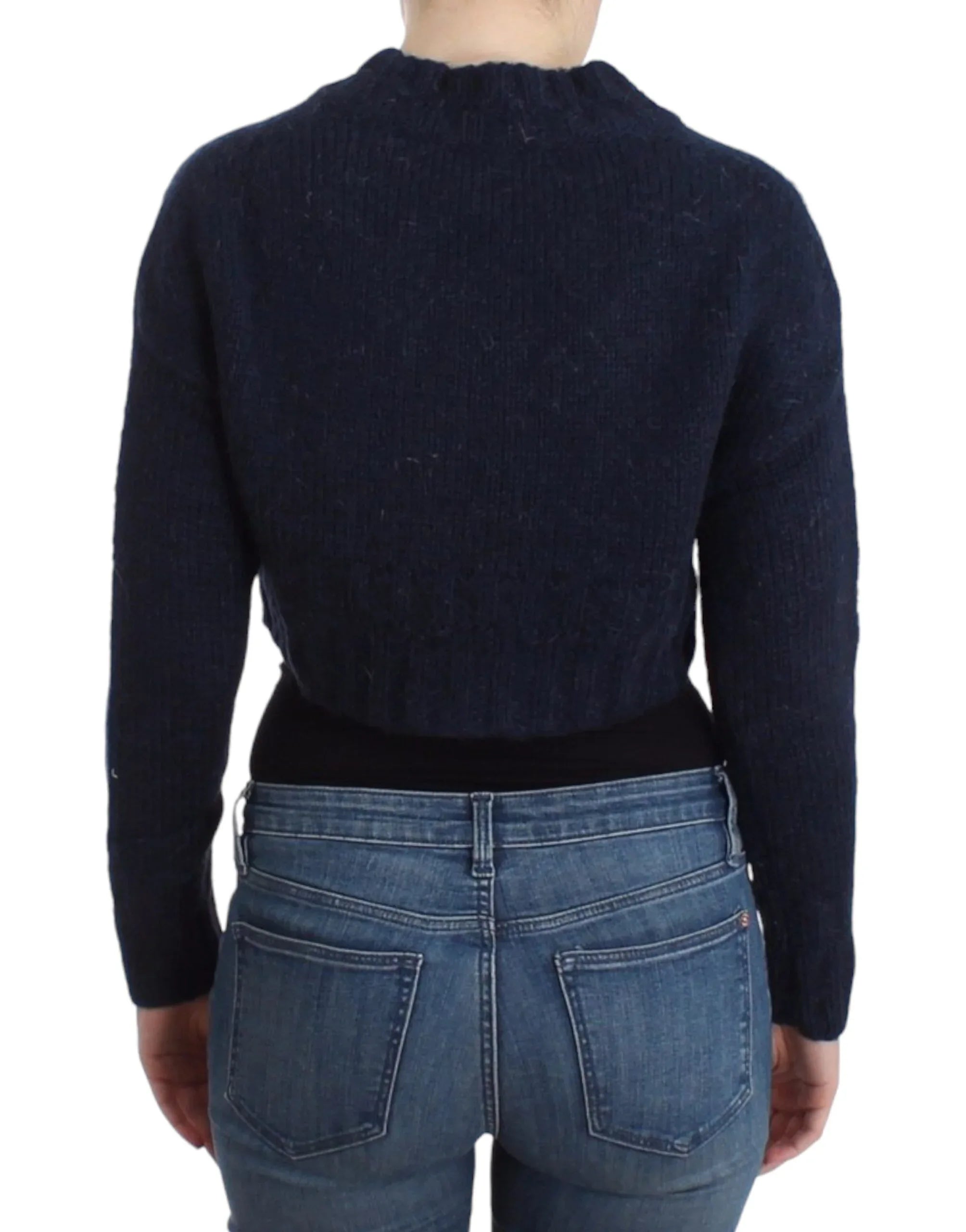 John Galliano Blue cropped cardigan - Zeiniez