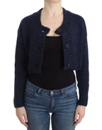 John Galliano Blue cropped cardigan - Zeiniez