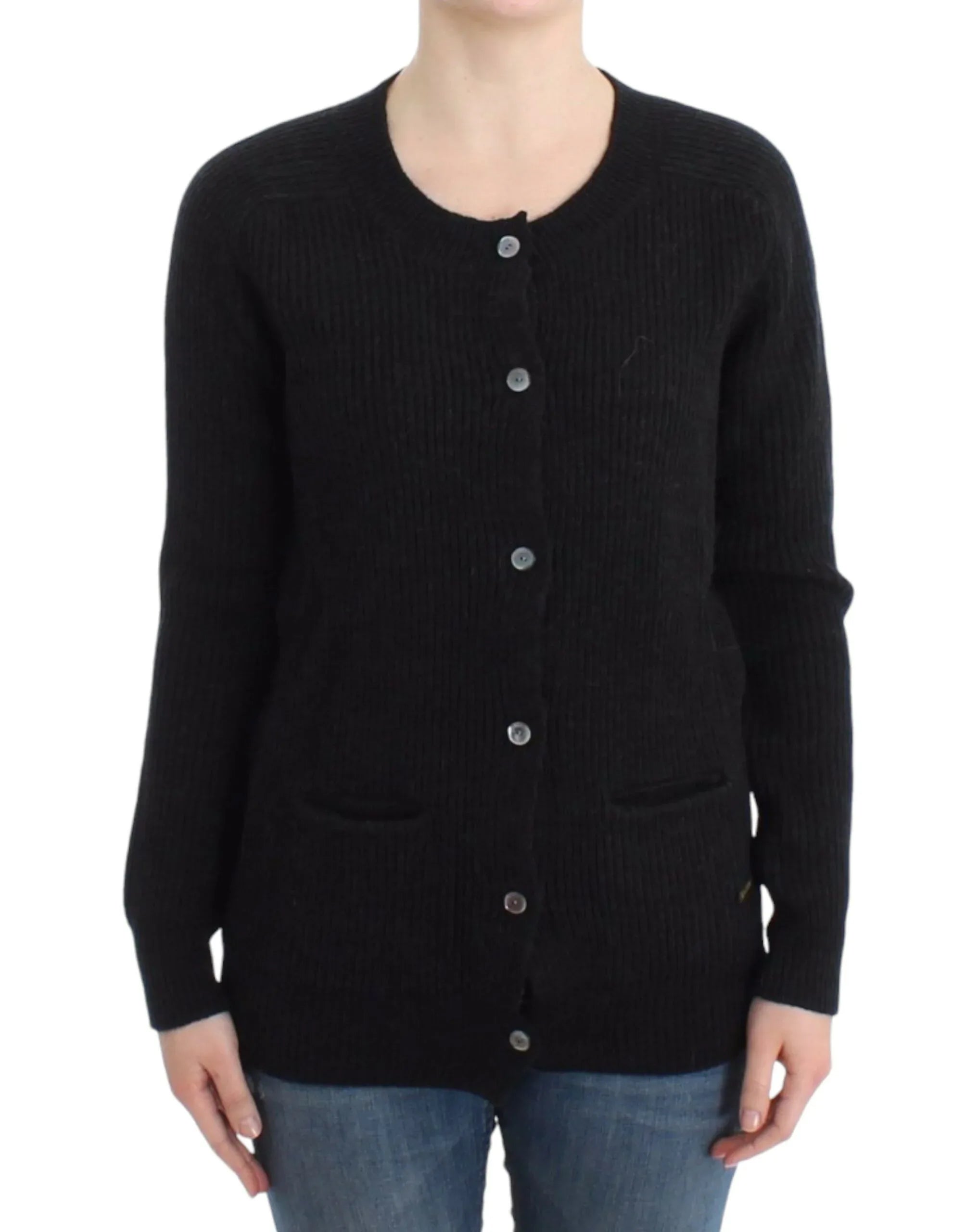 John Galliano Black wool cardigan - Zeiniez