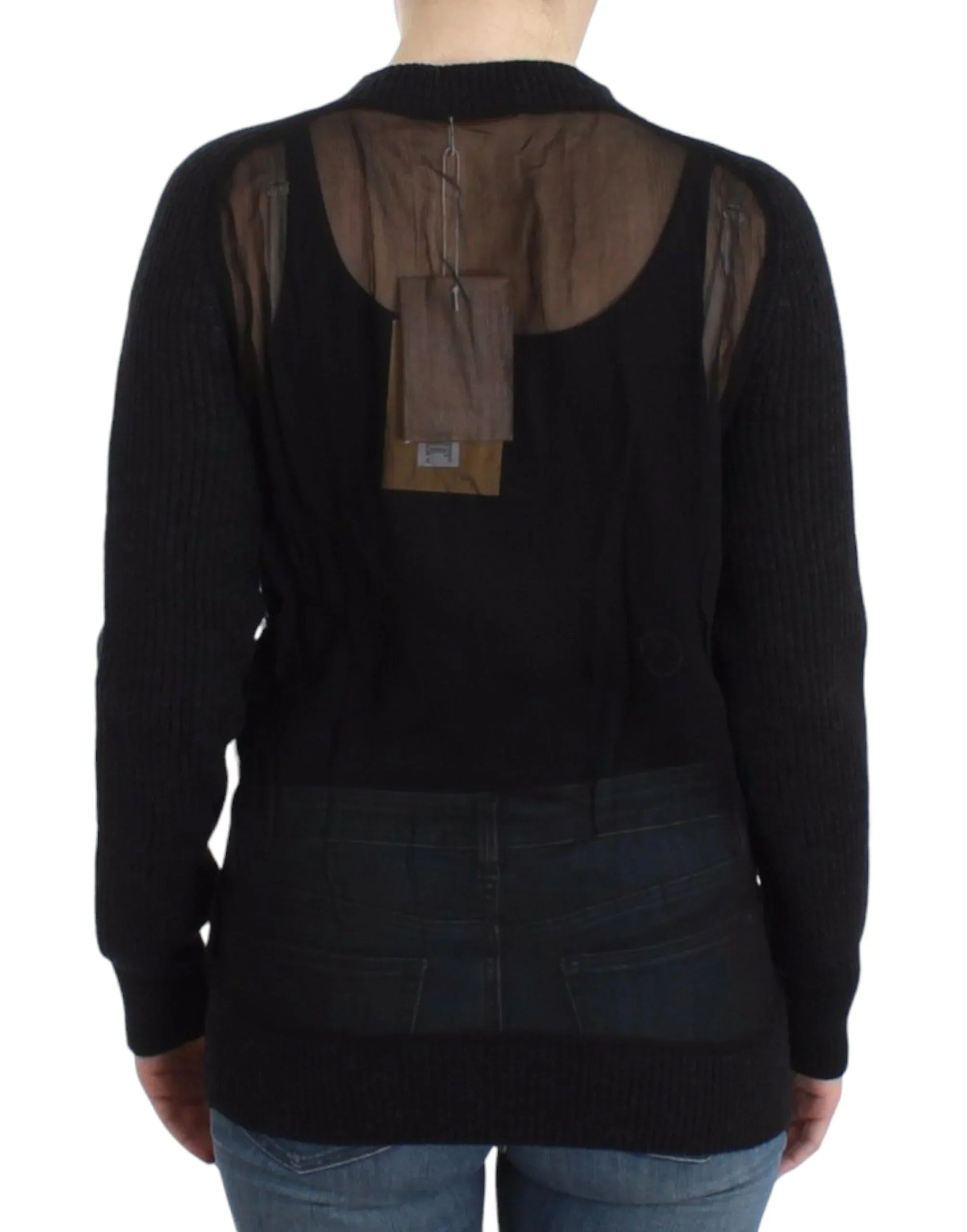John Galliano Black wool cardigan - Zeiniez