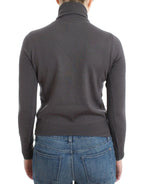 John Galliano Brown turtleneck cotton sweater - Zeiniez