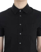 John Galliano Black cotton shirt top - Zeiniez