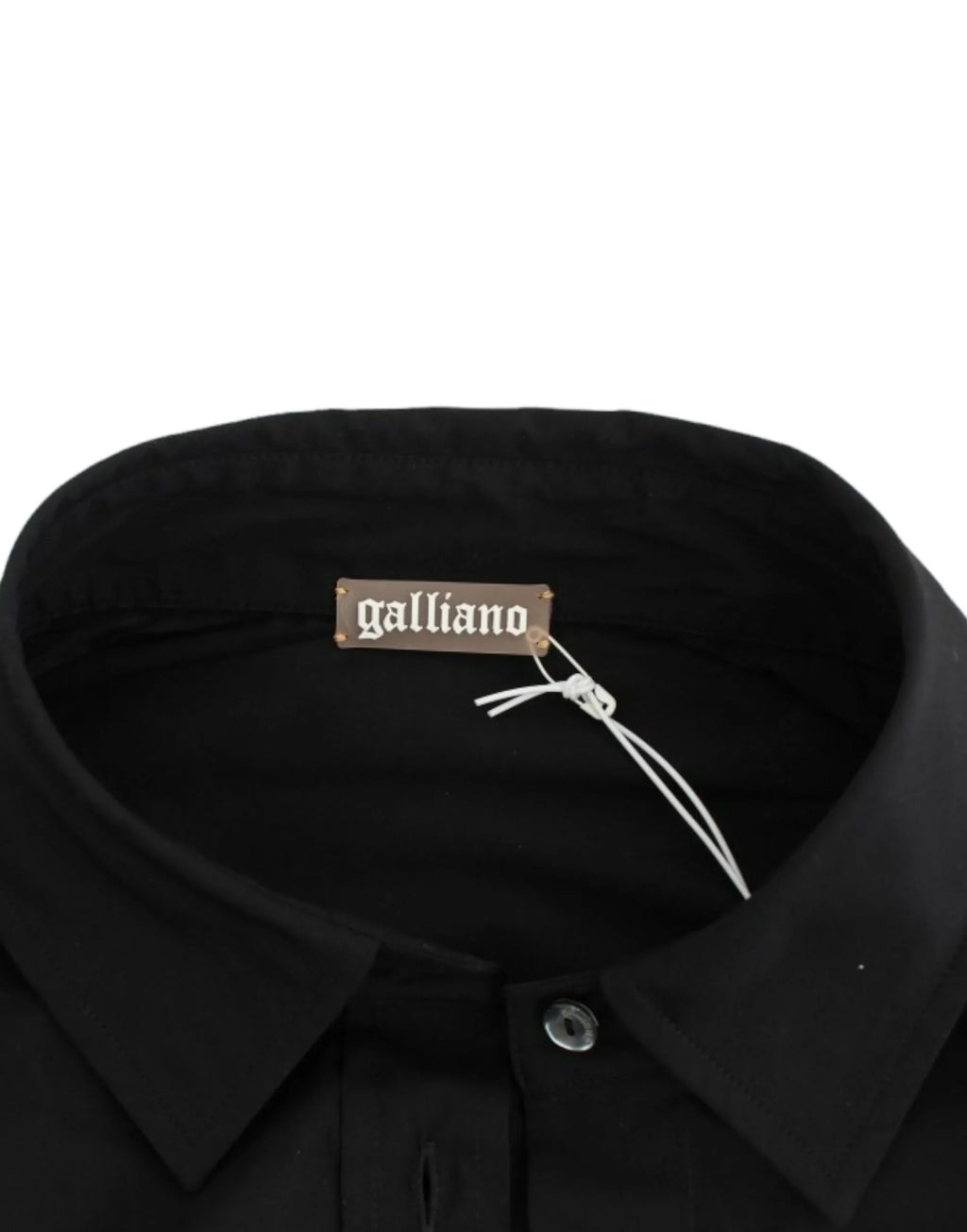 John Galliano Black cotton shirt top - Zeiniez