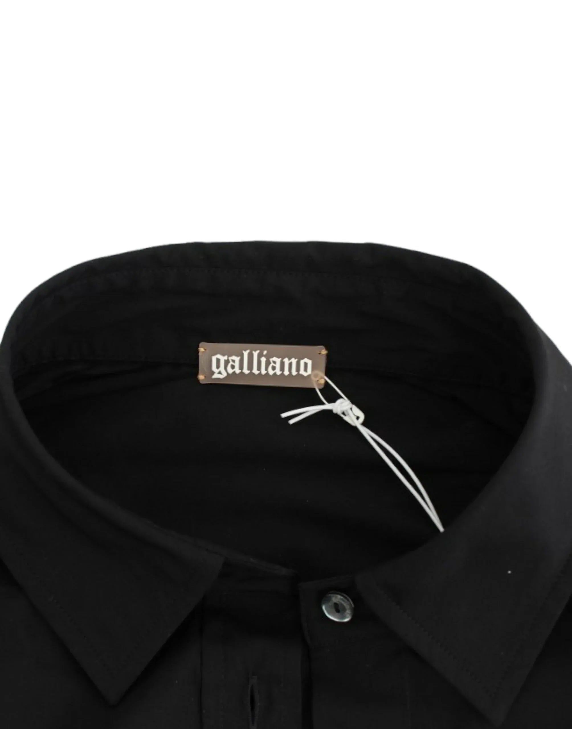 John Galliano Black cotton shirt top - Zeiniez
