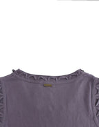 John Galliano Purple cotton jersey dress - Zeiniez