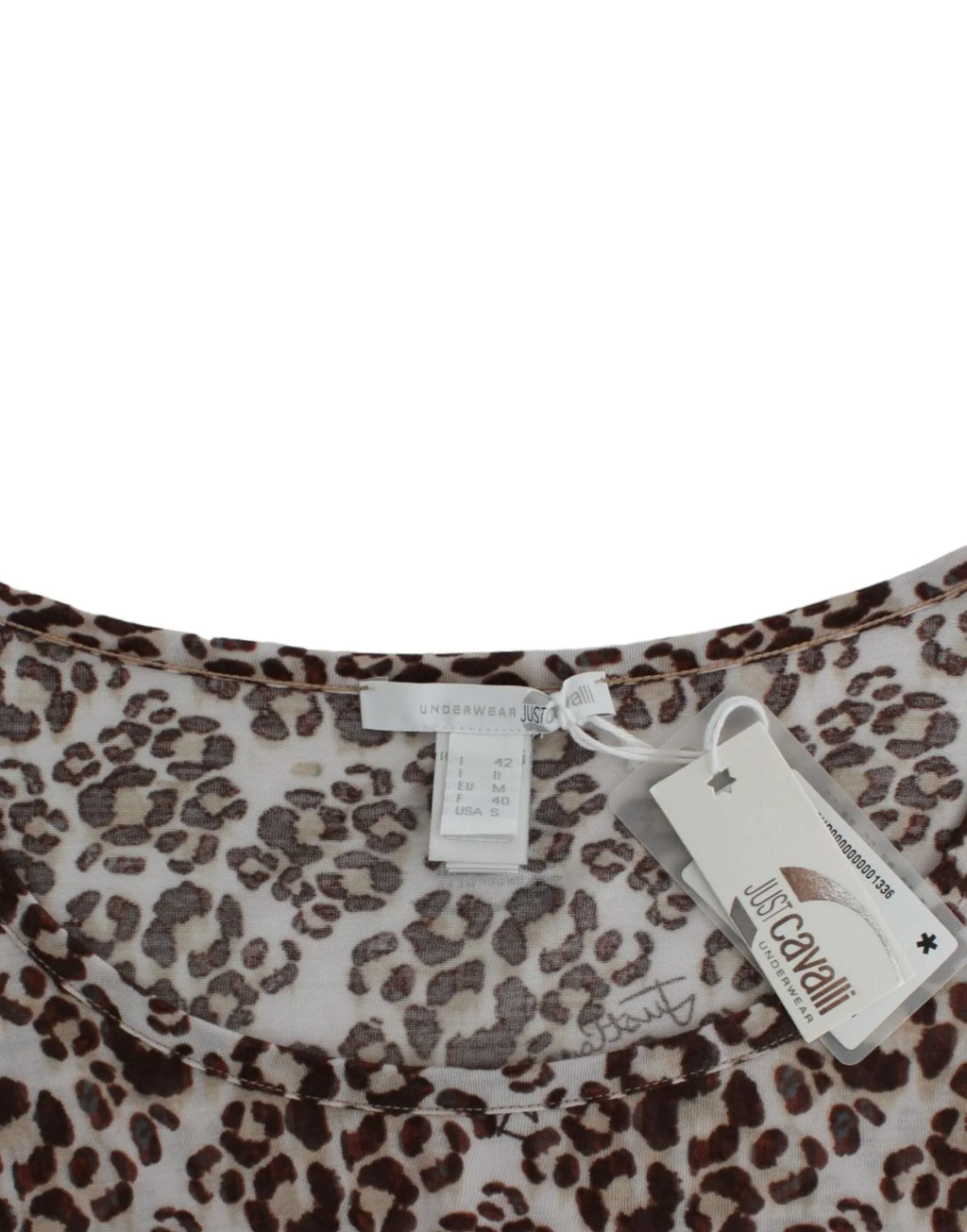 Cavalli Brown longsleeved lace top - Zeiniez