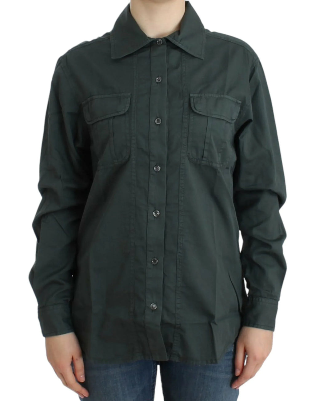 Cavalli Gray button down shirt - Zeiniez